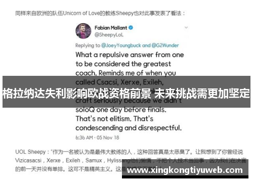 格拉纳达失利影响欧战资格前景 未来挑战需更加坚定